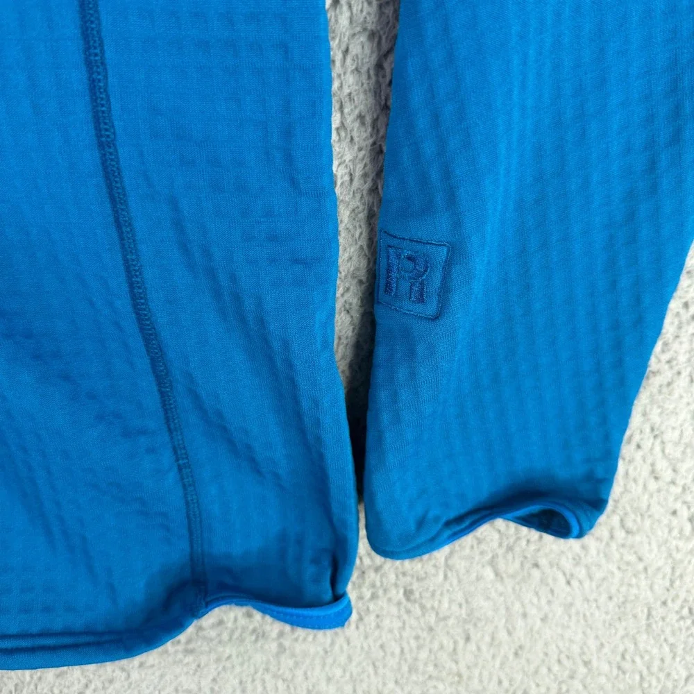 Patagonia R1‎ Pullover Mens Small Blue Quarter Zip Polartec Grid Fleece 40110